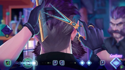 画像ギャラリー No.003のサムネイル画像 / 「The Midnight Barber」では，真夜中の理髪店で怪異の髪を整える。「深夜食堂」や「コーヒートーク」に通じるチルで奥深いナラティブADV［gamescom］