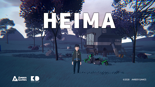 画像ギャラリー No.001のサムネイル画像 / BS朝日の公式ゲームレーベル「AMBER GAMES」が「HEIMA」を発表。消息を絶った兄を探して，並行世界を旅するパズルアクションゲーム