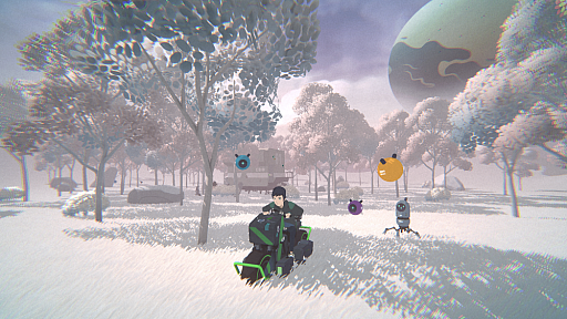 画像ギャラリー No.004のサムネイル画像 / BS朝日の公式ゲームレーベル「AMBER GAMES」が「HEIMA」を発表。消息を絶った兄を探して，並行世界を旅するパズルアクションゲーム