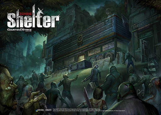 Counter-Strike Online״ڹ񥵡С˿⡼ɡZombie Shelterפƥץ쥤䡼ɱҵɤۤƥӤй