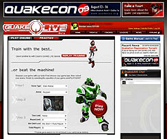 id SoftwareտȤϤ򷹤̵Υ֥饦ࡤQUAKE LIVEפŰҲ𤹤