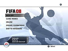 FIFAǧ⤹٤Ƽ̾FIFA 08פΥǥǤǺ