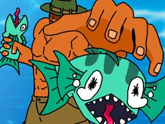 銛を投げて魚をゲット！ 魚の力で海を爆走！ ムッキムキの腕が光る釣り×パルクールFPS「fresh fish」，Steamページを公開