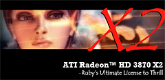 AMDϥɸǥ奢GPU塼ATI Radeon HD 3870 X2