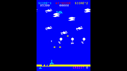 画像ギャラリー No.005のサムネイル画像 / アーケードアーカイブス「バルーンボンバー」，10月1日配信。風船爆弾の爆弾部分を狙い撃つ，1980年にタイトーから発売されたSTG