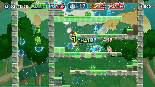 画像ギャラリー No.002のサムネイル画像 / 「バブルボブル 4 フレンズ Nintendo Switch 2 Edition + スタードロップマウンテン」，2027年2月25日発売。縦スクロールの新ステージを追加
