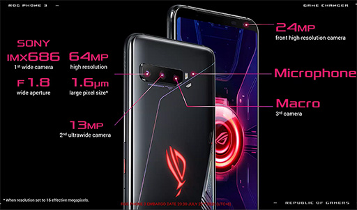 5GбޡޥۡROG Phone 3פȯɽSnapdragon 865 Plus144HzɽбͭELѥͥǥڥå쿷