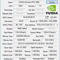 #005Υͥ/ASUSROG Strix RTX 3080-O12G-GAMINGץӥ塼12GBǤGeForce RTX 3080ϽǥǽˤʤäΤ