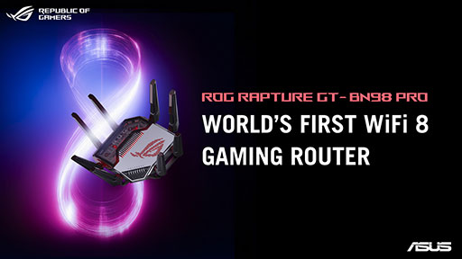 画像ギャラリー No.003のサムネイル画像 / ASUSが東京ゲームショウ2026に出展。ゲーマー向けディスプレイや無線LANルーターなど最新製品を公開