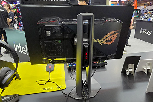 画像ギャラリー No.004のサムネイル画像 / 720Hz表示でTN液晶の座を奪う？ ASUSのeスポーツ向け有機ELディスプレイの見どころと，ゲーミングディスプレイの未来［TGS2026］