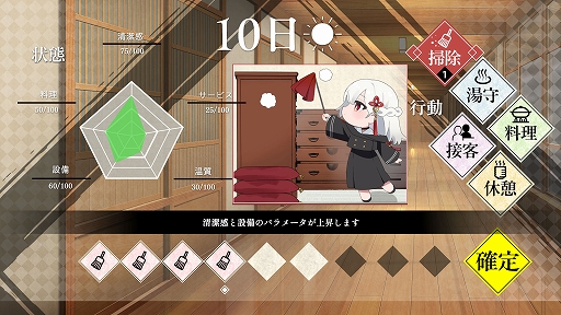 画像ギャラリー No.005のサムネイル画像 / 昼は付喪神をもてなし，夜は怪異から生き延びる。「異界ノ宿帳」，Steam Nextフェスに参加。体験版も配信中
