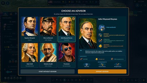 画像ギャラリー No.007のサムネイル画像 / 国家運営ストラテジー最新作「Realpolitiks 4: Back to the Roots」の開発が発表。160か国以上から国家を選び，自国の未来を切り開け