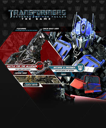 画像ギャラリー No.001のサムネイル画像 / トランスフォーマーの新作映画をベースにした，「Transformers：Revenge of the Fallen, the Game」が発表