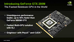 NVIDIAΡPCGPUGeForce GTX 280M/260MסGeForce GTS 160MȯɽǥȥåPC9800 GTXܡɤϡGeForce GTS 250פ