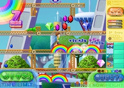 画像ギャラリー No.003のサムネイル画像 / 懐かしの名作がWiiウェアでリメイク，「レインボーアイランド タワーリング アドベンチャー」が3月3日に配信