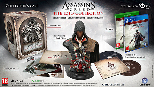 ĥΥޥǤ1ѥåˤޤȤ᤿Assassins Creed The Ezio CollectionפƤ2016ǯ1115ȯ