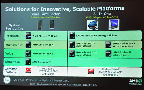 AMD2009ǯȾPCά򳫺š̤ȯɽCPUɽ䡤ʥХåƥ꡼ưɽˡƤ