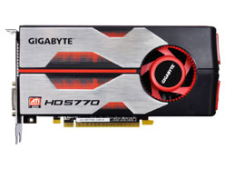 画像集#001のサムネイル/リンクス，リファレンスデザイン採用のGIGABYTE製HD 5770カード