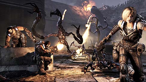 #003Υͥ/Gears of War 3פͽܿ100ܤãXbox 360ѥȤƤϺ®εϿ