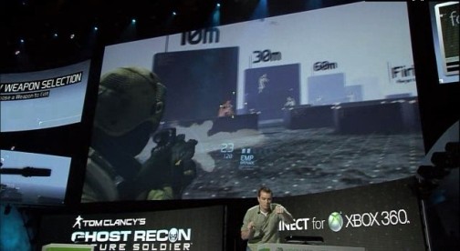 E3 2011KinectǤΥˡˡܡFPSGhost Recon: Future SoldierפΥץ쥤󤬸