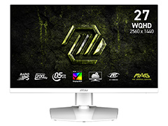 200Hzɽ������ǽ�ʥۥ磻�ȥܥǥ���27��1440p�վ��ǥ����ץ쥤��MSI����2��5��ȯ��