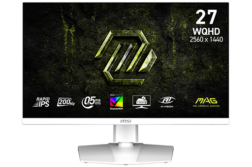 画像ギャラリー No.003のサムネイル画像 / 200Hz表示が可能なホワイトボディの27型1440p液晶ディスプレイがMSIから2月5日発売