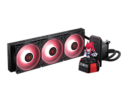 画像ギャラリー No.005のサムネイル画像 / 深紅のPCケースがまぶしい。MSIオリジナルキャラ「Loong：NIA」仕様のデスクトップPCが発売に