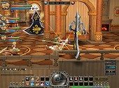 画像集#014のサムネイル/「ハウリングソード」オープンβテスト，本日16：00に開始。芸人，声優，女子大生らが参加する“バウンティーハントグランプリ　ガレリア杯”も開催