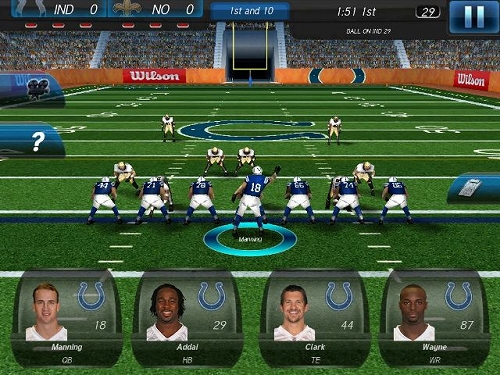 ���������꡼ No.002�Υ���ͥ������ / iPad������NFL 2011 HD���ۿ��档�ꥢ��ʥ���եȤ�ڤ��⤦