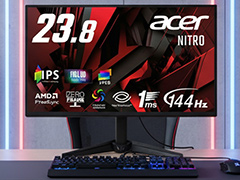 2万円前後で買える144Hz＆FreeSync対応のフルHDゲーマー向けディスプレイがAcerから