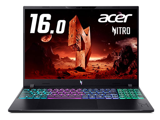 画像ギャラリー No.001のサムネイル画像 / GeForce RTX 50＆Core Ultra 7 355搭載の16型ゲームノートPC「Nitro V 16 AI」がAcerから発売に