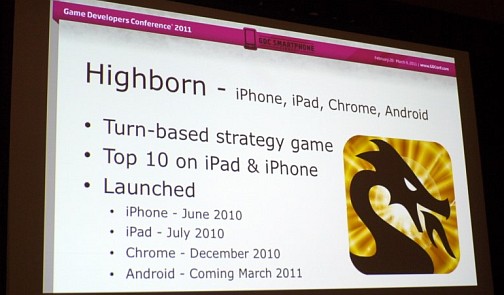 GDC 2011ϥޡȥեȥƥȤϲHighborneפõҥåȤװ