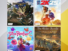 PS Plus 3月のフリープレイ,「モンハンライズ」「ゴルフ PGAツアー 2K25」「Slime Rancher 2」「The Elder Scrolls Online」が登場