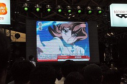 画像集#021のサムネイル/下田麻美さんと沼倉愛美さんによるミニライブも行われた,キャラホビ2011「ヴァイスシュヴァルツ ポータブル」ステージイベントをレポート