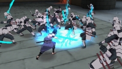 画像集#013のサムネイル/「NARUTO-ナルト- 疾風伝 ナルティメットインパクト」，新バトルシステム「覚醒」が公開に。壮絶な戦い“サスケvs.五影”が再現されていることも判明
