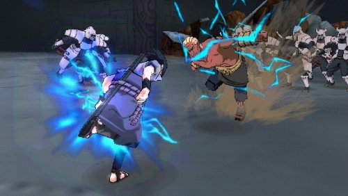 画像集#022のサムネイル/「NARUTO-ナルト- 疾風伝 ナルティメットインパクト」，新バトルシステム「覚醒」が公開に。壮絶な戦い“サスケvs.五影”が再現されていることも判明
