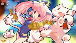 画像集#007のサムネイル/「それゆけ！ ぶるにゃんマン Portable ～とりもどせ！あいとせいぎときぼうのつにゃ缶～」の店頭体験会が実施に。メイド喫茶とのタイアップ情報も