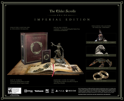 The Elder Scrolls Onlineס8ʬĶǿȥ쥤顼ŵƱImperial Editionפȯɽ