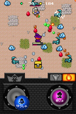 画像ギャラリー No.003のサムネイル画像 / 石化した魔女を守りながら勇者がひたすらがんばる! iOS向けディフェンスゲーム「魔女と勇者」を紹介する「(ほぼ)日刊スマホゲーム通信」第36回