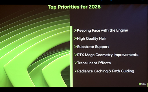 画像ギャラリー No.008のサムネイル画像 / NVIDIAカスタム版ゲームエンジン「NvRTX」とは何か。この先10年のゲームグラフィックス技術に向けた布石が明らかに［GDC 2026］