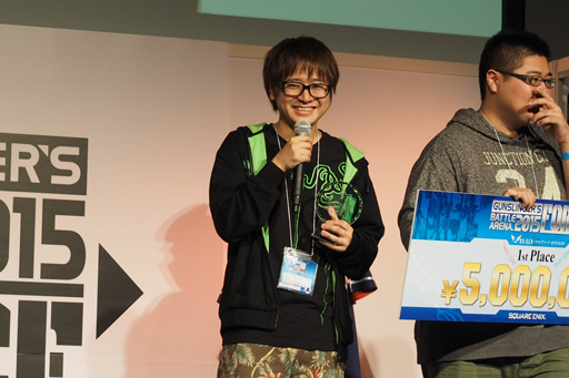 画像集 No.026のサムネイル画像 / 賞金総額は1000万円!「ガンスリンガー ストラトス2」のVer.1.40情報も発表された公式大会「GUNSLINGER’S BATTLE ARENA -Force-」をレポート
