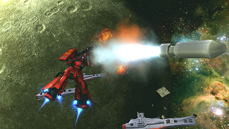 画像集#009のサムネイル/「機動戦士ガンダム EXVS.FB」,DLC「高機動型ザクII後期型(ジョニー・ライデン機)」「インフィニットジャスティスガンダム(ラクス搭乗)」を発売日から無料配信