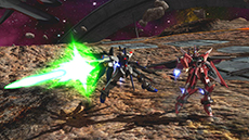 画像集#016のサムネイル/「機動戦士ガンダム EXVS.FB」,DLC「高機動型ザクII後期型(ジョニー・ライデン機)」「インフィニットジャスティスガンダム(ラクス搭乗)」を発売日から無料配信