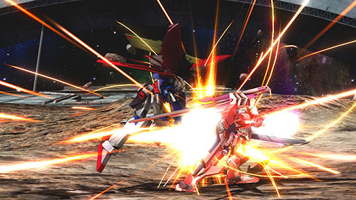 画像集#039のサムネイル/「機動戦士ガンダム EXVS.FB」，DLC「高機動型ザクII後期型（ジョニー・ライデン機）」「インフィニットジャスティスガンダム（ラクス搭乗）」を発売日から無料配信