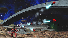 画像集#046のサムネイル/「機動戦士ガンダム EXVS.FB」,DLC「高機動型ザクII後期型(ジョニー・ライデン機)」「インフィニットジャスティスガンダム(ラクス搭乗)」を発売日から無料配信