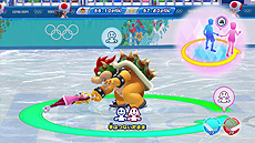 画像集#004のサムネイル/「マリオ&ソニック AT ソチオリンピック」には冬季オリンピック正式競技16種目,マリオやソニックの世界観でアレンジしたドリーム競技8種目を収録
