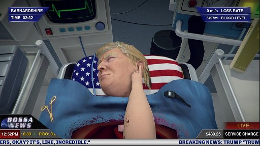 إƥѥߥ졼󤬡θ̴ζ顩Surgeon Simulator: Inside Donald Trumpפۿ