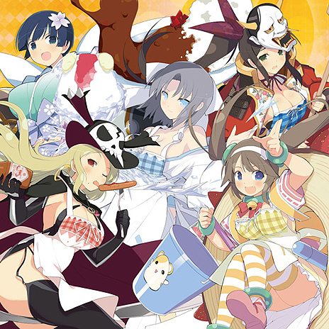 画像集#003のサムネイル/「デカ盛り 閃乱カグラ」本体パックB（月閃・蛇女），登場する「死塾月閃女学館」メンバーの情報が公開に。公式サイトには声優陣のボイスメッセージも
