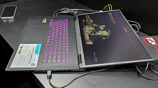 画像ギャラリー No.011のサムネイル画像 / GIGABYTEのゲーミングブランド「AORUS」ブースで，最新のノートPCや有機ELディスプレイを使ってゲームを体験［TGS2026］【PR】