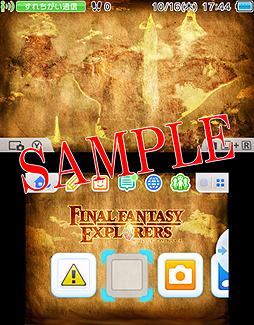 FINAL FANTASY EXPLORERSסŵ3ƤȤ3DSHOME˥塼륪ꥸʥΡ֥ơޡפȯɽ